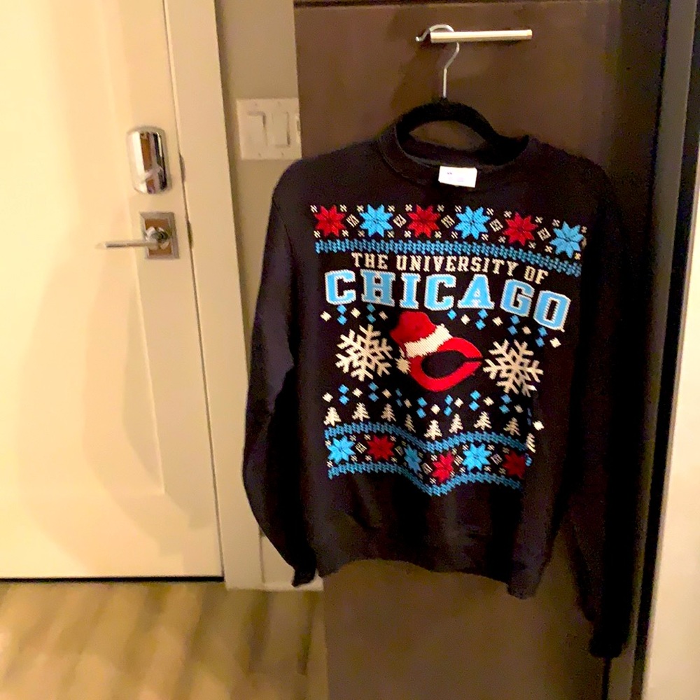 University of Chicago Holiday Sweater Champion Size Small (only worn once)